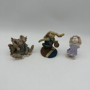 VTG Lot‎ of 3 Boyd's Bears Figurines Buzz The Flash, Cracker Barrel Feb, To Love